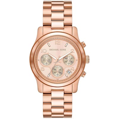 Michael Kors Women's Runway Rose gold Dial Watch - MK7324 - Rose gold - 6 (36)