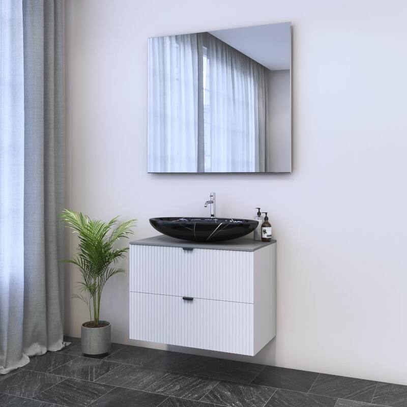 Nicole 2S 80 Floating Bathroom Vanity (32" Width)