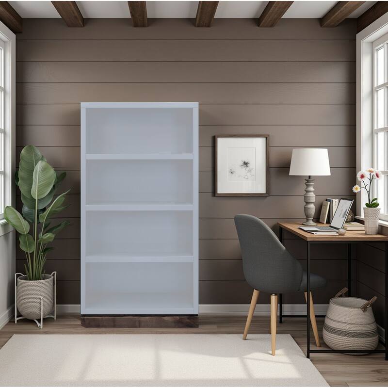 Modular 60 inch High Bookshelf, No Assembly Required