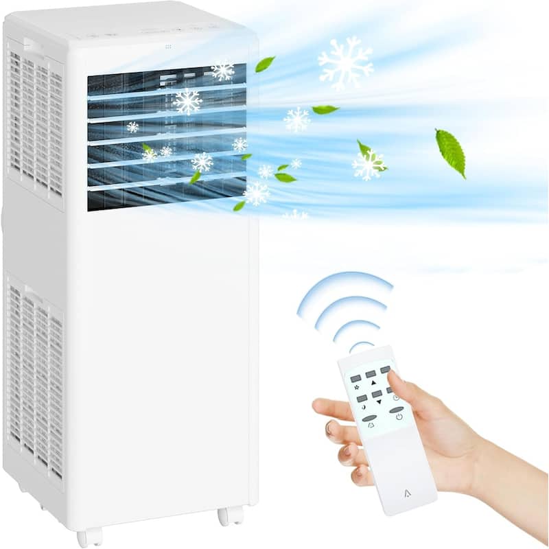 8000 BTU Portable Air Conditioner - 3-In-1 Cooling for 450 Sq