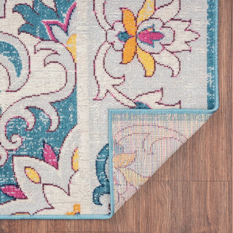 Sevita Boho Transitional Medallion Area Rug