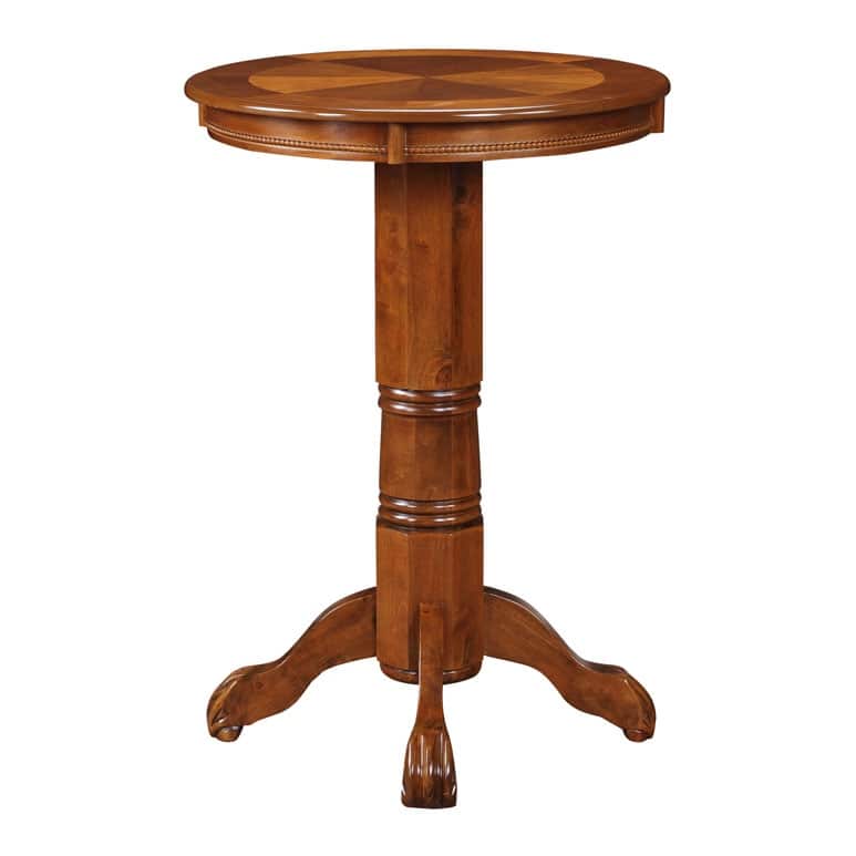 Florence 30-inch Round Wood Pub Table
