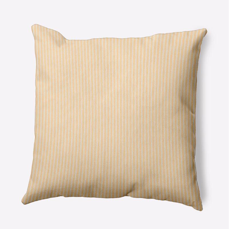 16 x 16 inch Ticking Stripe Outdoor Pillow