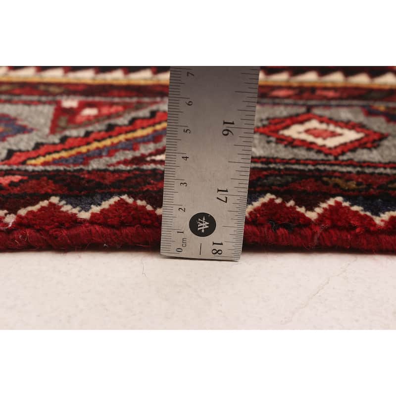 ECARPETGALLERY Hand-knotted Andelz Black Wool Rug - 3'4 x 10'2