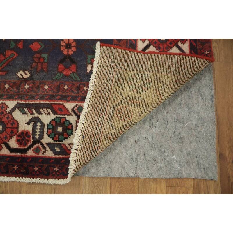 Hand Knotted Oriental 100% Wool Carpet Traditional Tribal Red Shiraz Area Rug - 10' 0'' X 6' 7''