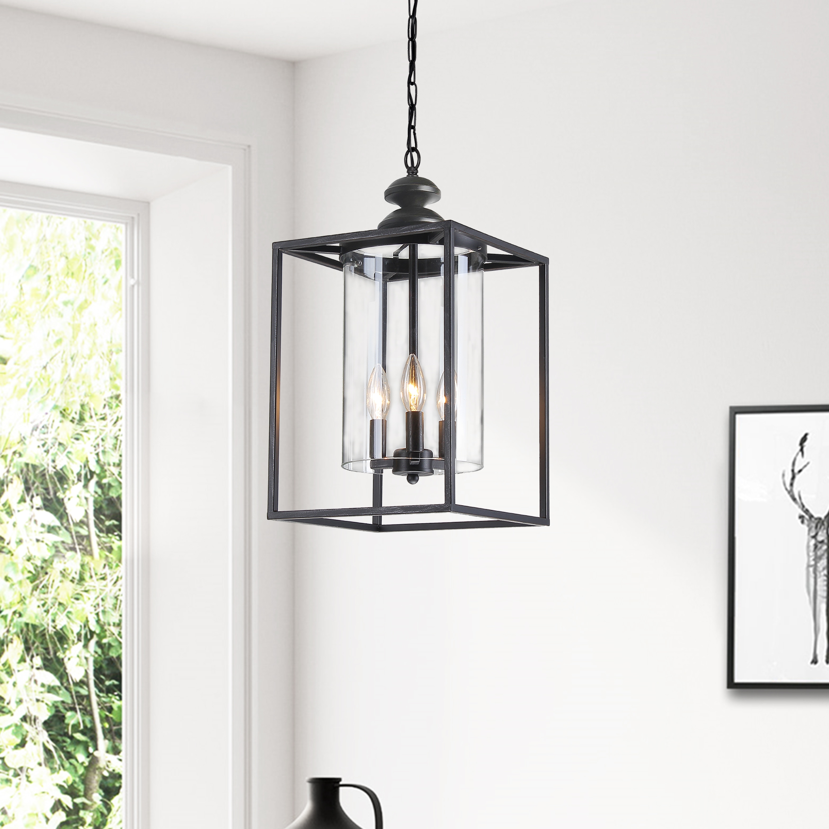 Square lantern pendant light new arrivals