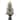 3ft Pre-Lit Potted Flocked Christmas Tree with 78 Warm White Led Lights,Vintage Brown Snowflake Pot - 3 Foot