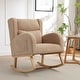 preview thumbnail 15 of 80, HOMYKA 28" Wide Rocking Chair for Nursery TD-Khaki
