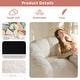 preview thumbnail 22 of 22, Loveseat Floral Shaped Bean Bag Sofa