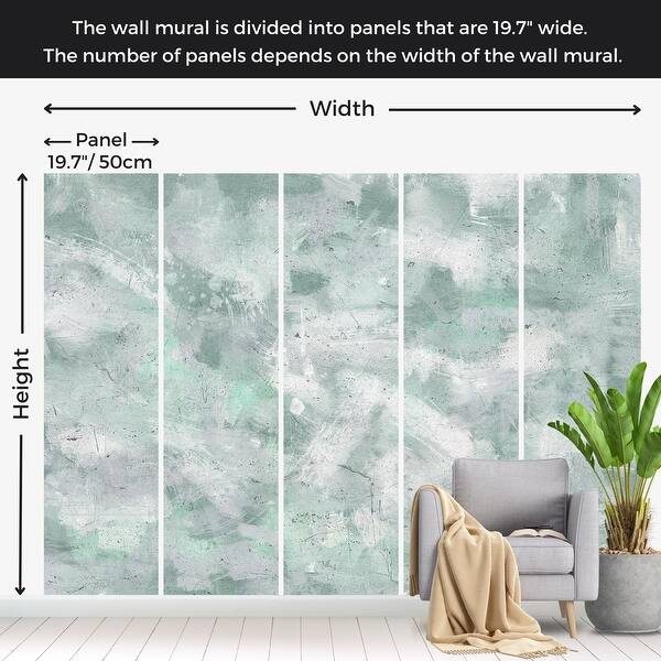 mint green panel wallpaper