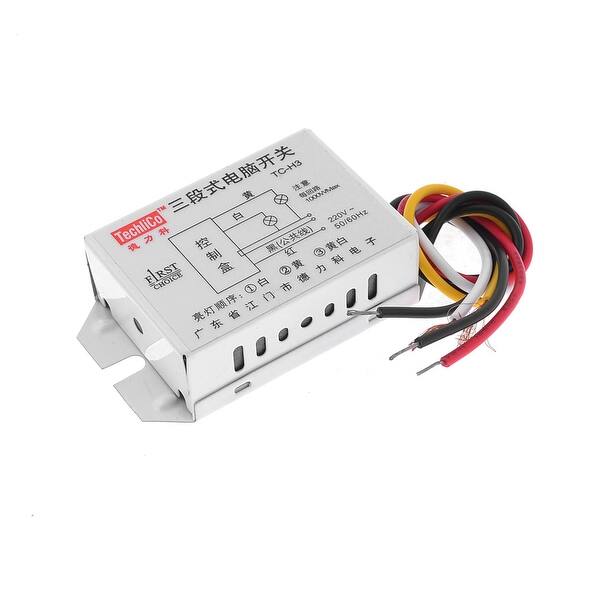 Ac 220v 2 Ways 3 Sectionn 5 Cable Control Change Lamp Lighting Switch