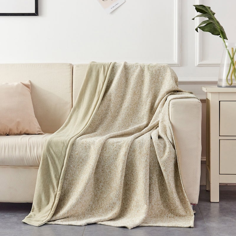 Cooling Blanket Absorbs Heat to Keep Adults/Children/Babies Cool on Warm Nights - Twin-60"x80" - Khaki