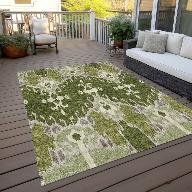 Machine Washable Indoor/ Outdoor Chantille Global Boho Rug