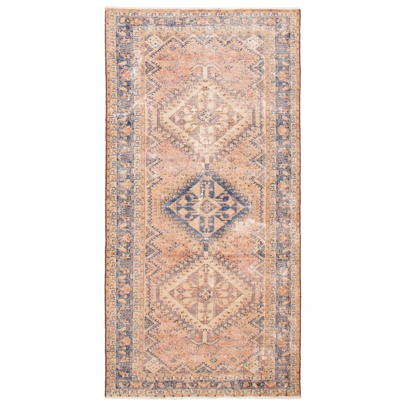 ECARPETGALLERY Hand-knotted Antalya Vintage Copper Wool Rug - 4'11 x 9'11 - Copper - 4'11 x 9'11