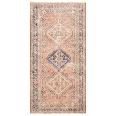 ECARPETGALLERY Hand-knotted Antalya Vintage Copper Wool Rug - 4'11 x 9'11
