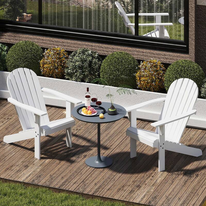 Costway Patio Adirondack Chair with Inclined Seat High Backrest & Wide - See Details