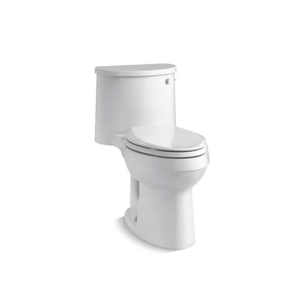 Shop Kohler Adair Comfort Height One Piece Elongated 1 28 Gpf Toilet With Right Hand Trip Lever White K 3946 Ra 0 Overstock 31484423