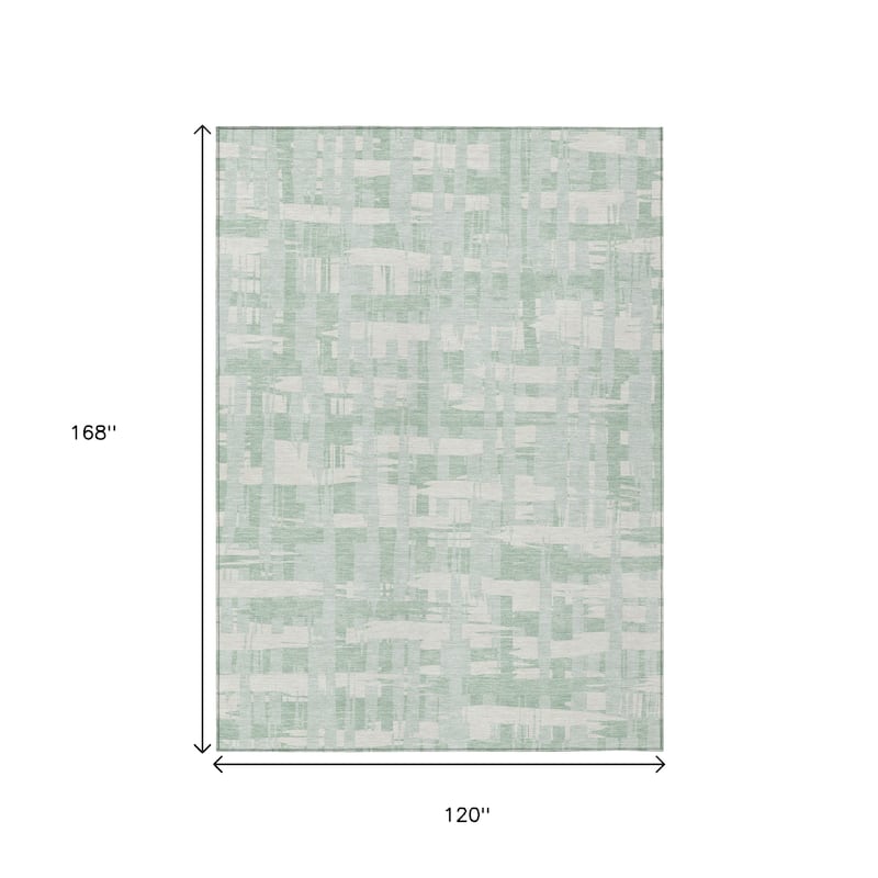 HomeRoots Striped Transitional Rectangle Outdoor Rug