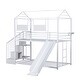 preview thumbnail 2 of 11, Full House Loft Bed with Ladder - Whimsical & Spacious Design