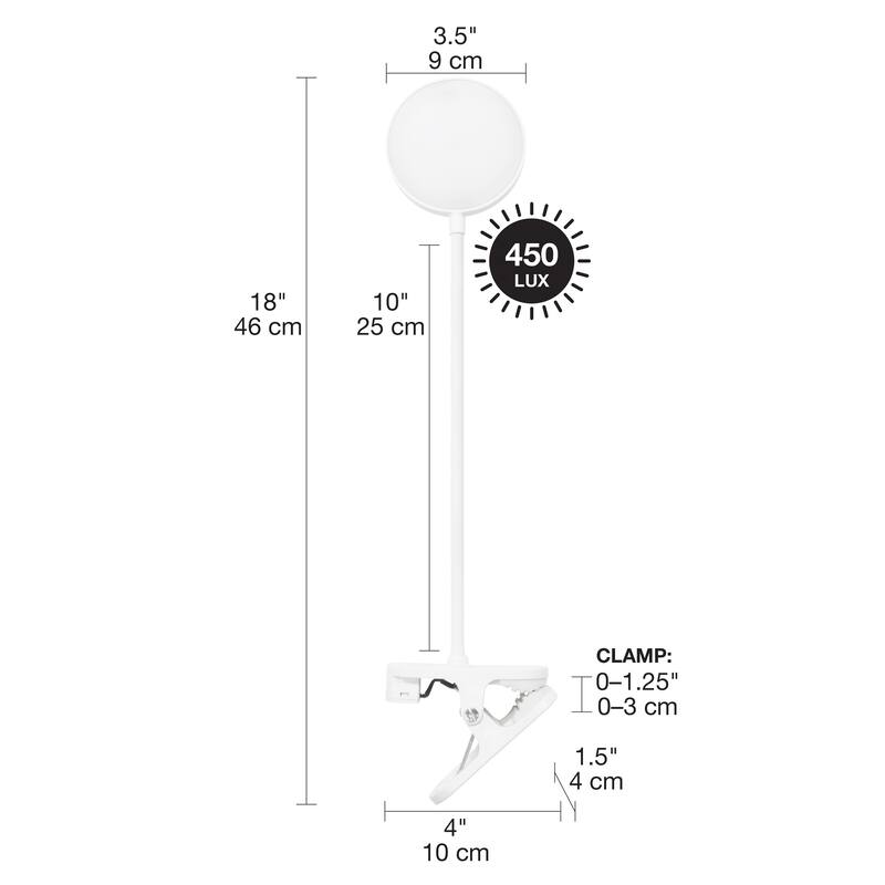 Artograph LED Dot Lamp with Clamp Base and Flexible Arm