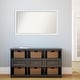 preview thumbnail 152 of 190, Wall Mirror Choose Your Custom Size - Extra Large, Blanco White Wood