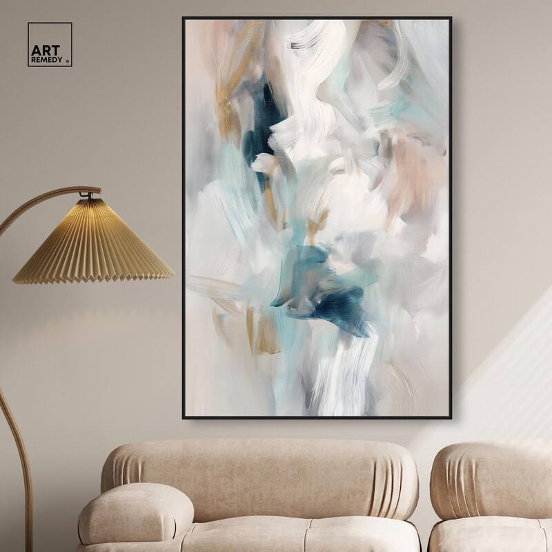 Whispering Colors III Canvas by Art Remedy