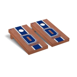 Dickinson State Blue Hawks Rosewood Cornhole Board Set