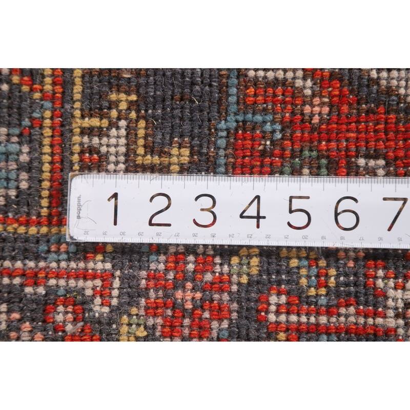 Beige Heriz Serapi Style Accent Area Rug Hand-knotted Wool Carpet - 2'0"x 3'0"