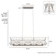 preview thumbnail 4 of 20, Hunter Langwood 6-Light Linear Chandelier - Dining Room, Kitchen Island, Cage - Contemporary, Modern Farmhouse, Shabby Chic