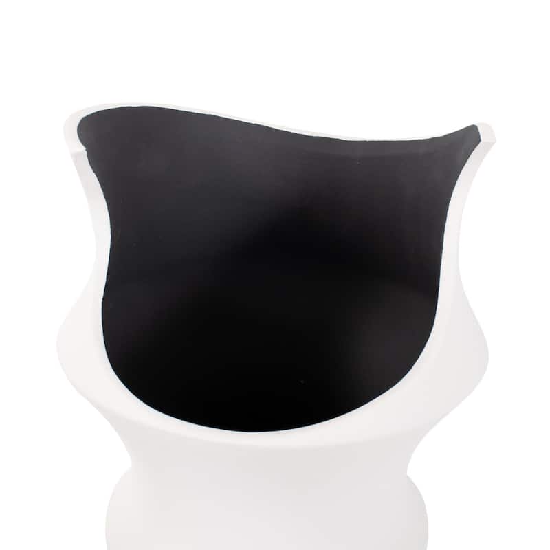 Rapsie Black and White Vase- Tall