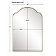 preview thumbnail 5 of 4, Uttermost 09896 Sidney 20" W x 30" H Arched Stainless Steel Framed