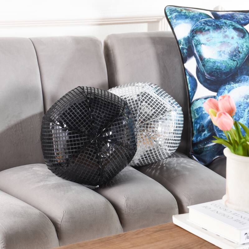 StyleCraft Mirage Metallic Throw Pillow