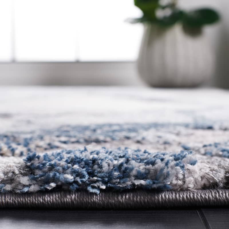 SAFAVIEH Cyrus Shag Kerasoula Abstract 1-inch Thick Rug