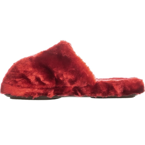 mk slippers fur
