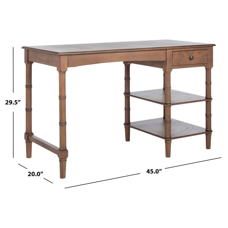 SAFAVIEH Franja 1-Drawer 2-Shelf Desk