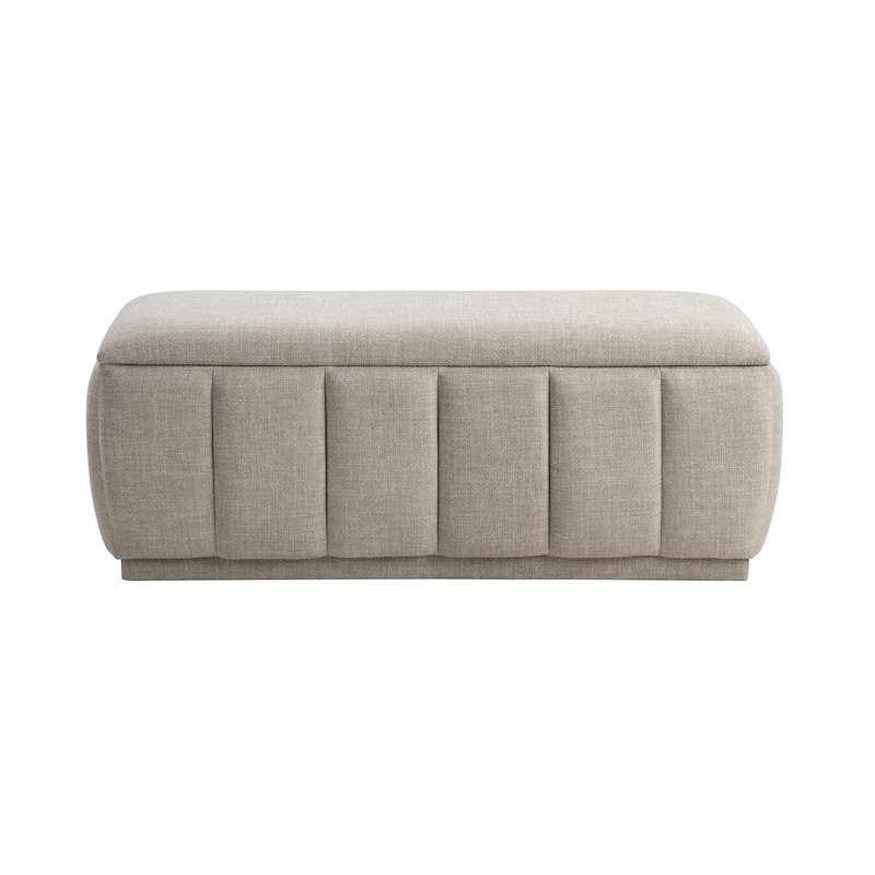 47" Upholstered Entryway Storage Bench End of Bed Bench