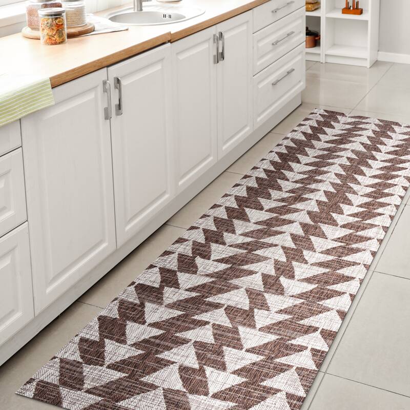 JONATHAN Y Marokko Modern Tribal Geometric Indoor/Outdoor Area Rug