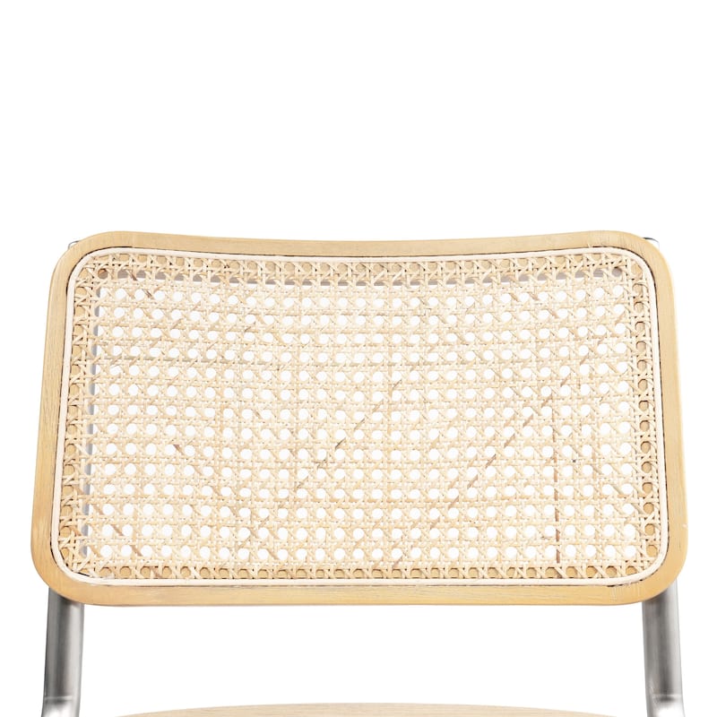 Arwan Natural Cane Dining Side Chair, Set of 2 - 18" x 21" x 33"