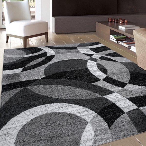 OSTI Geometric Circles Area Rug. Opens flyout.