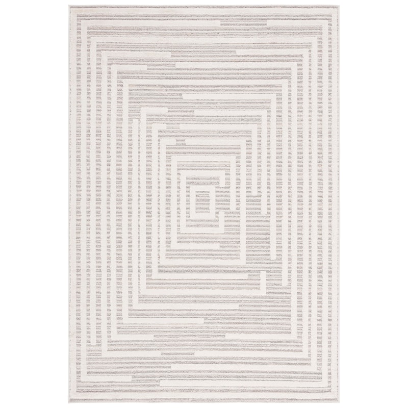SAFAVIEH Elmhurst Marijke Modern & Contemporary Rug - 5'3" x 7'6" - Ivory/Grey