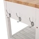 preview thumbnail 15 of 15, Byway Contemporary Kitchen Cart with Wheels by Christopher Knight Home
