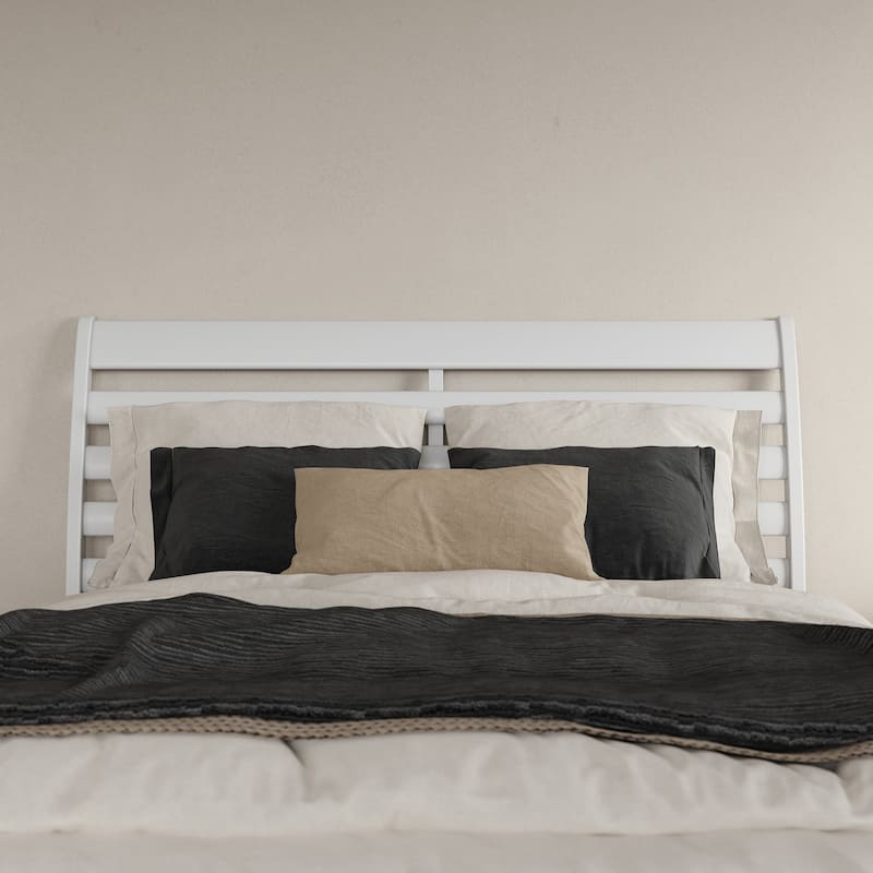 King Size Wood Headboard Southwestern Style Solid Wood Charger Bed Frame Decor