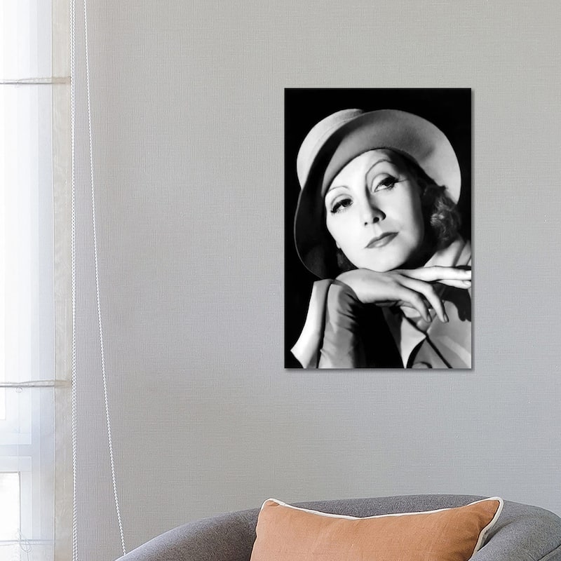 iCanvas "Greta Garbo in 1932" by Rue Des Archives Canvas Print - 26x18x1.5