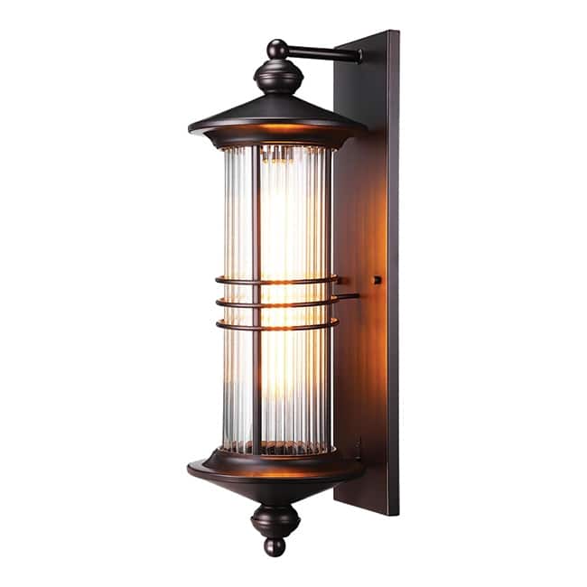 23inch wall lantern bronze porch ligh aluminum, glass, metal mount light