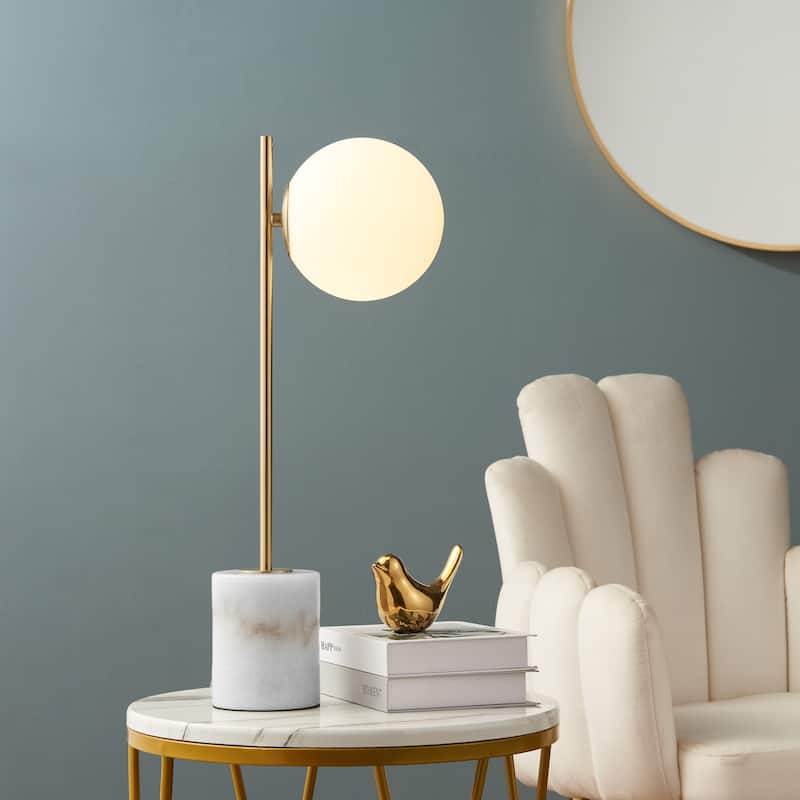 Anechdoche Table Lamp Integrated LED Gold and White