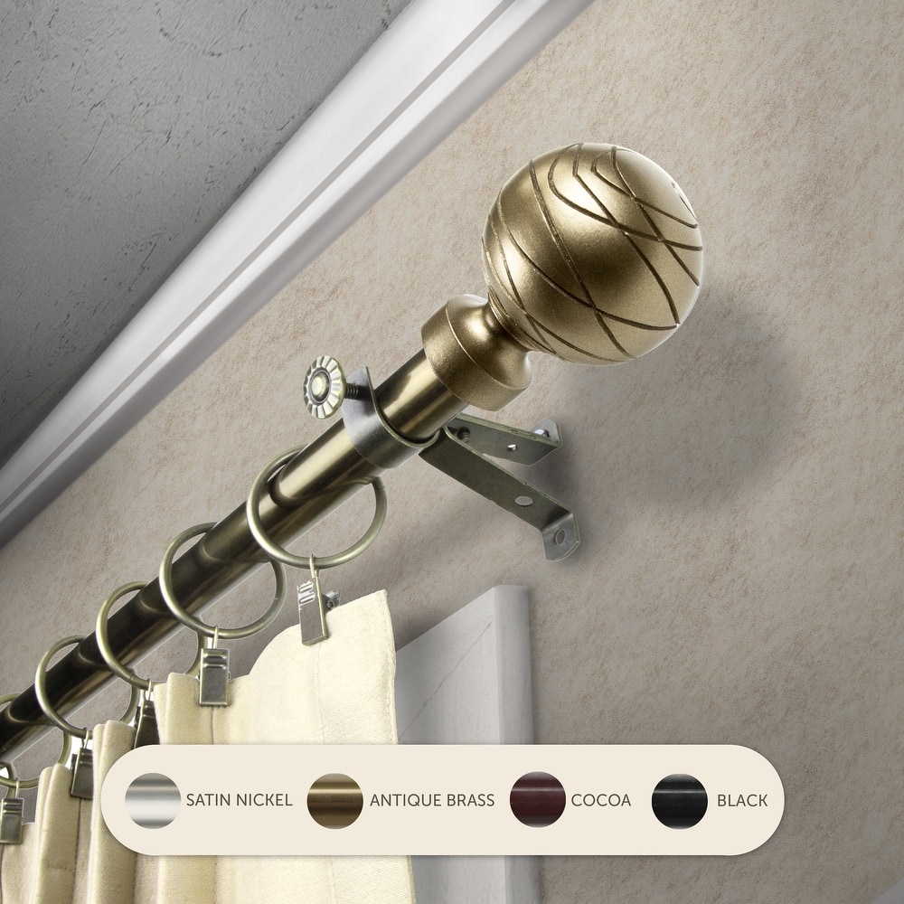 InStyleDesign Desmond Adjustable Curtain Rod