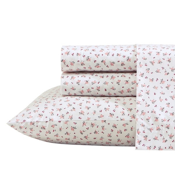 Betsey Johnson Printed Cotton Percale Cotton Sheet Sets - King - Baby Buds