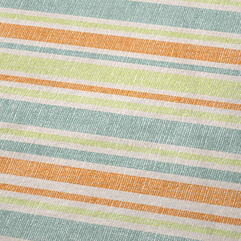 Premium Machine Washable Modern Stripe Sherpa Throw Blanket