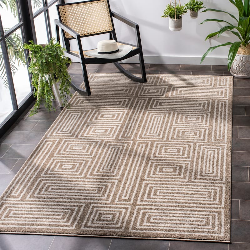 SAFAVIEH Amherst Morag Modern Rug - 4' x 6' - Wheat/Beige