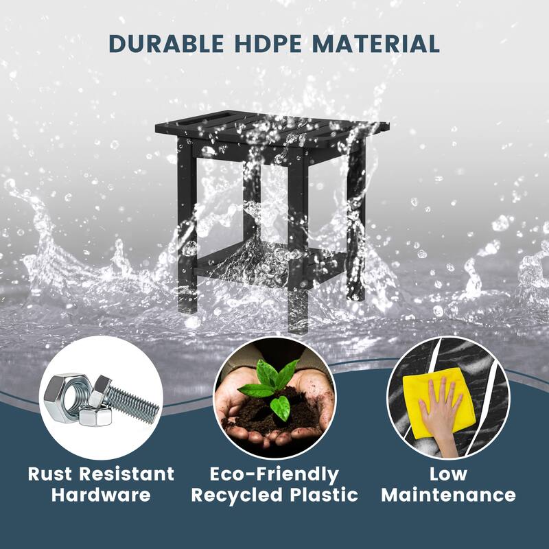 Anapolis Poly Shower Bench